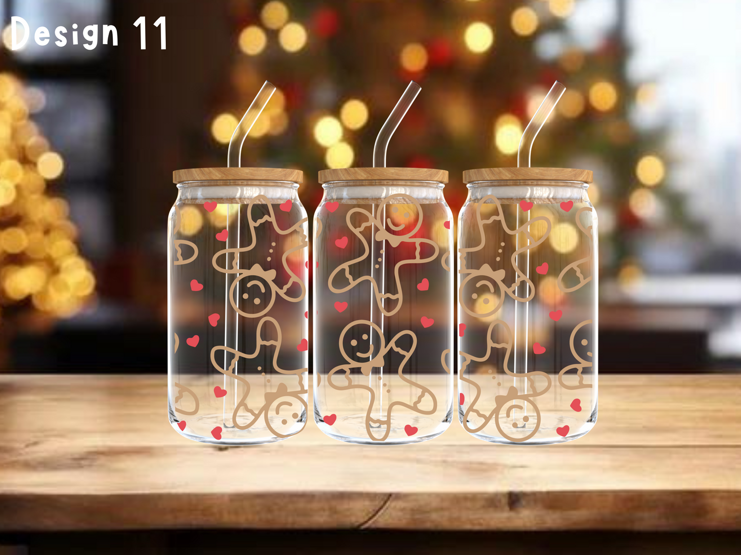 Christmas Glass Can