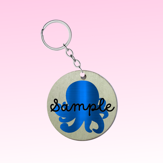 Wooden Keyring with Class Theme image