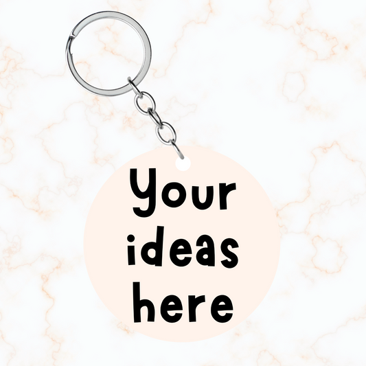 Create Your Own Acrylic Keyring