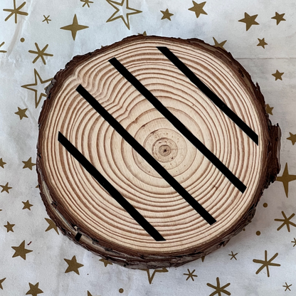 Mark Making Wood Slices