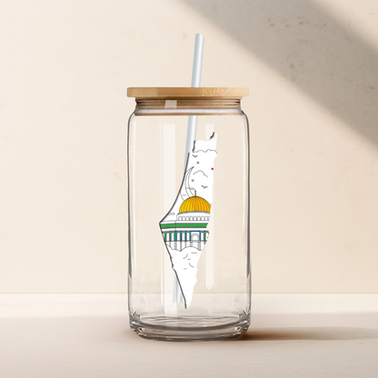 Palestine Glass Can