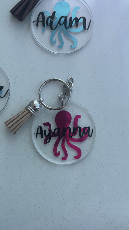 Acrylic Keyring with Class Theme image